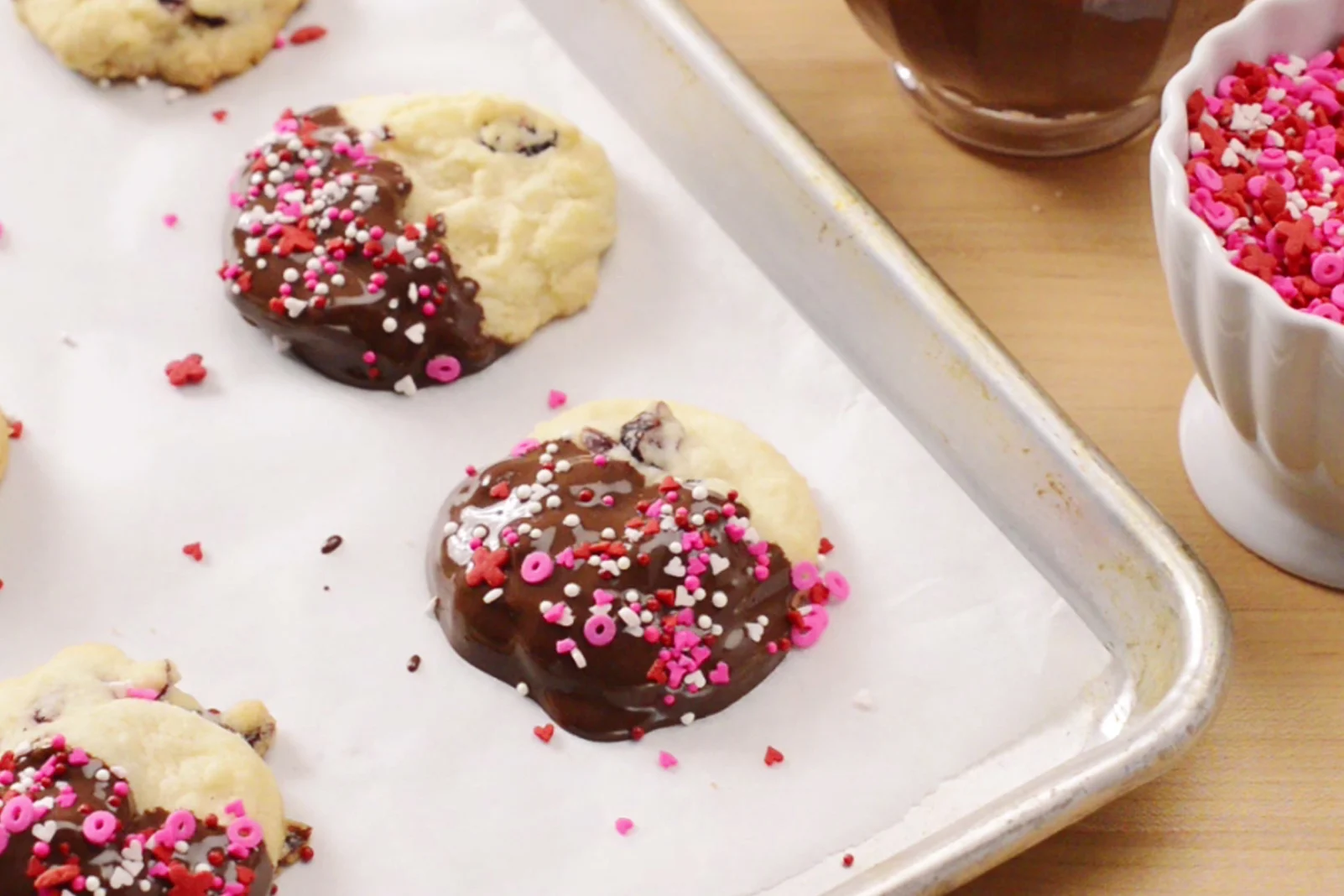 Cranberry cherry cookies