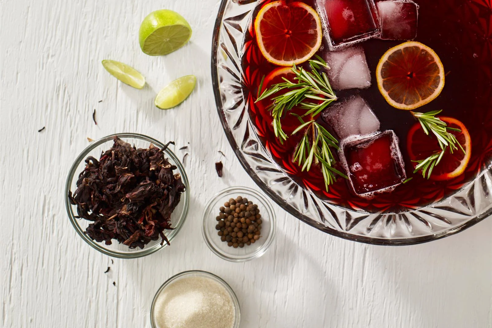 Hibiscus holiday punch